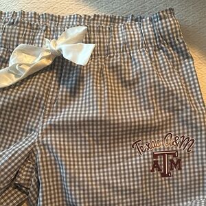 Women's Aggie Grey Check Pajama Pants - NWOT